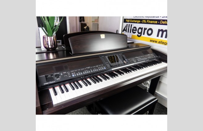 Used Yamaha CVP405 Satin Rosewood Digital Piano Complete Package (SN:GBRCOO01011) - Image 4